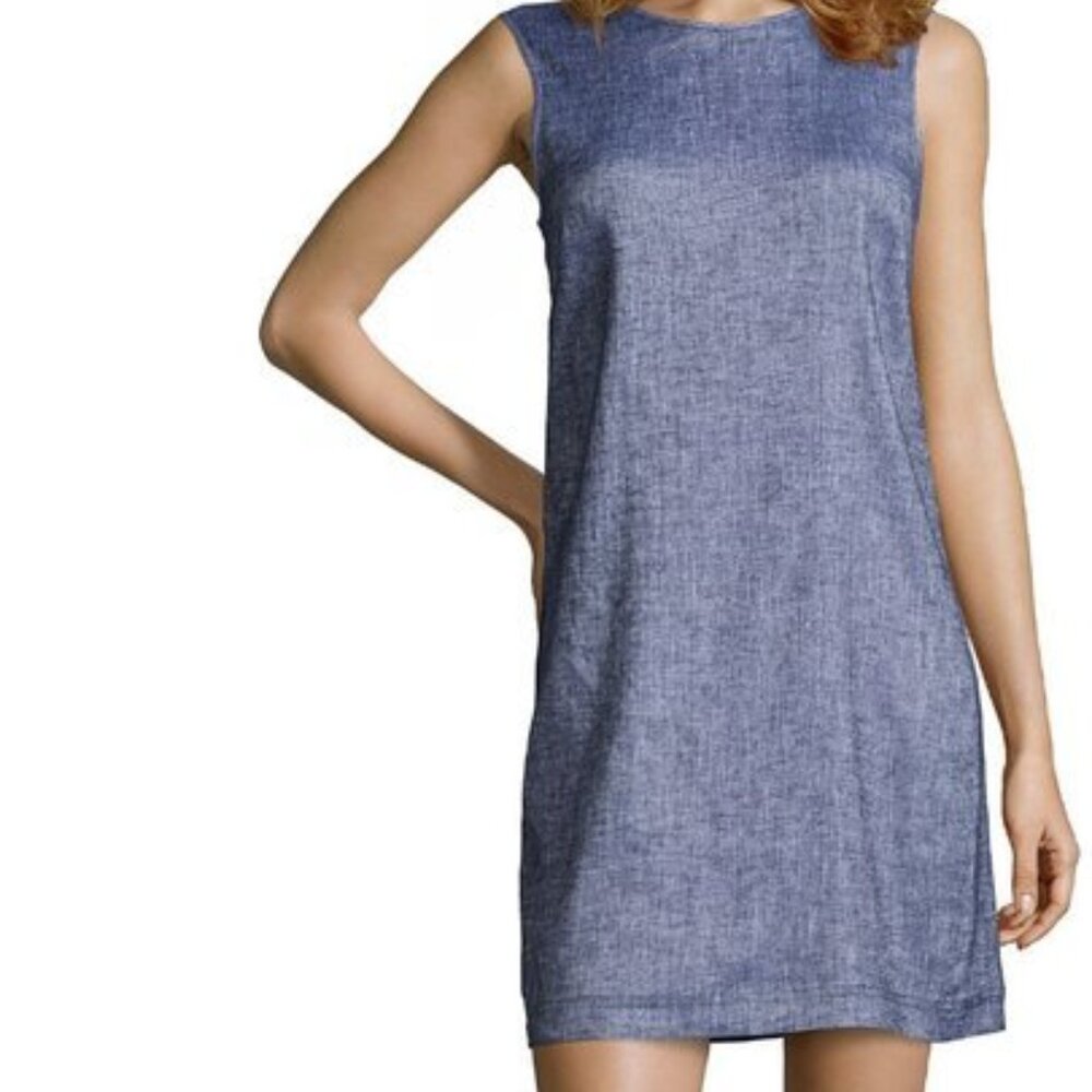 Theory Sleeveless Blue Mini Dress Size 2
